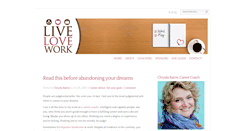 Desktop Screenshot of liveandlovework.com